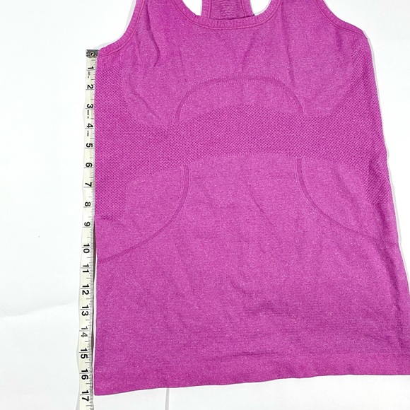 Lululemon Swiftly Tech Racerback Tank Top Heathered Ultra Violet Purple 6 Small - Picture 7 of 8